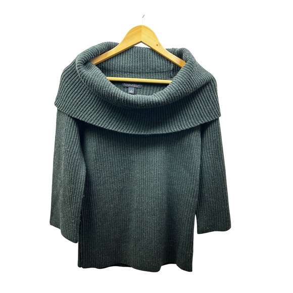 Banana Republic Sweaters - Banana Republic Green Cowl Neck Sweater